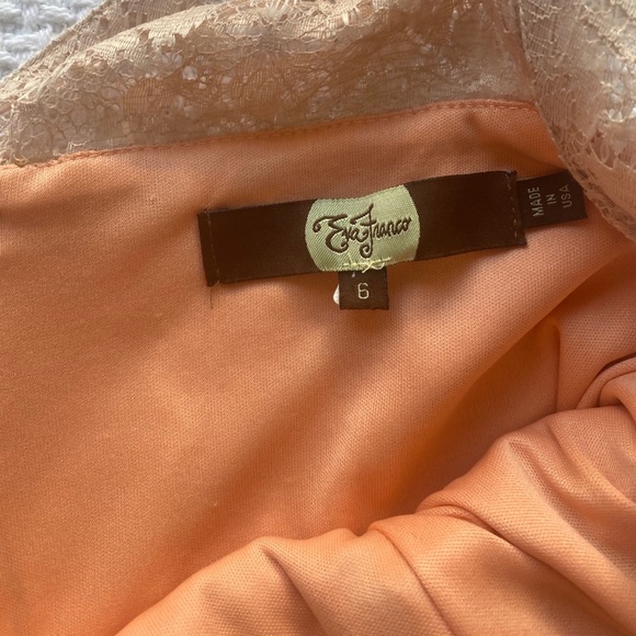 Blush and Gold Sequined Anthropologie Dress - Picture 3 of 4